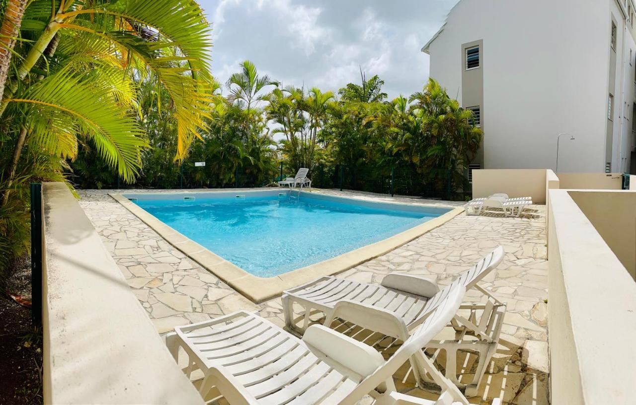 Appartement Vue Mer, Piscine, Dans Quartier Prise De Gosier Le Gosier  Eksteriør bilde